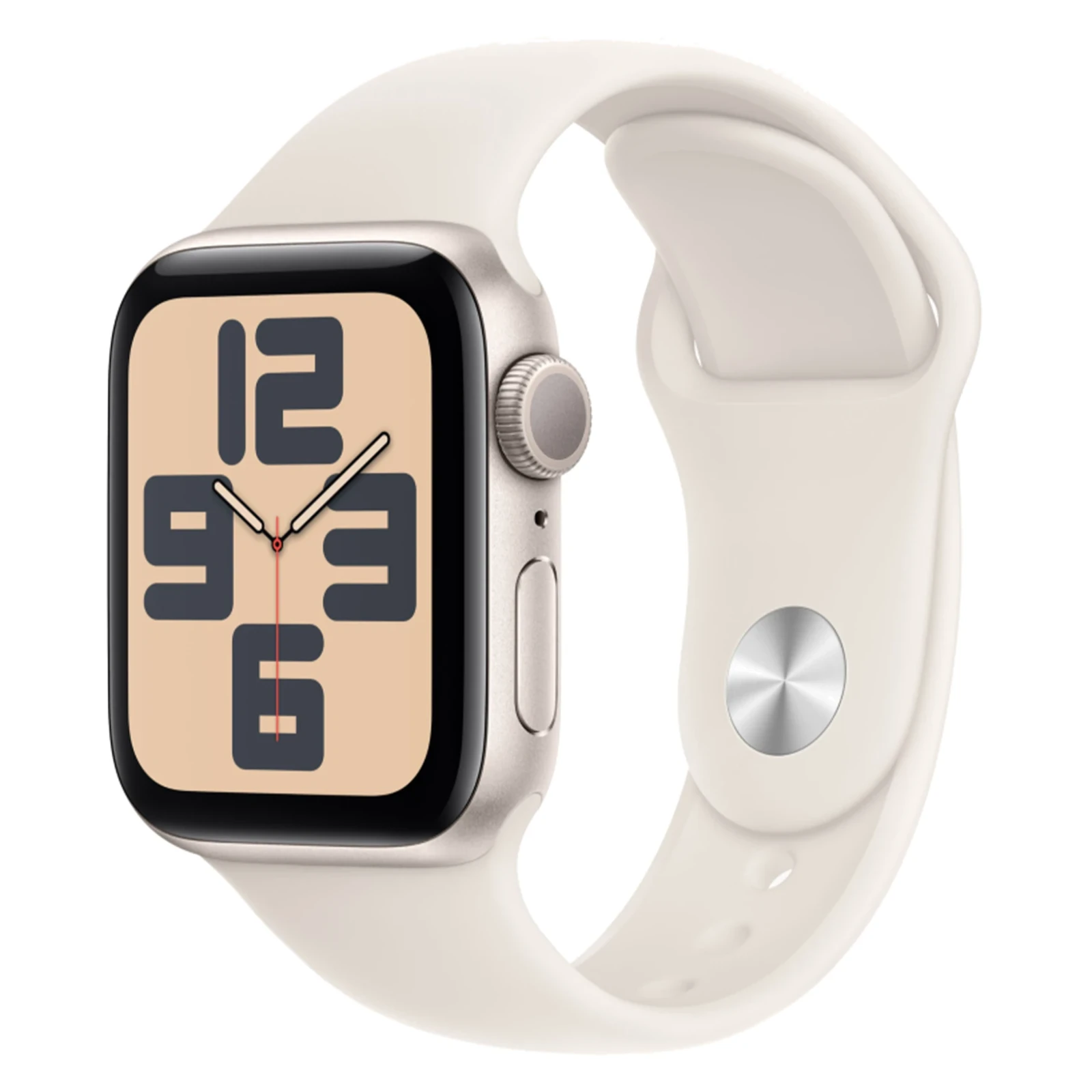 Apple Watch Series SE 2, 40 мм, корпус из алюминия цвета "сияющая звезда", спортивный ремешок, размер M/L №1