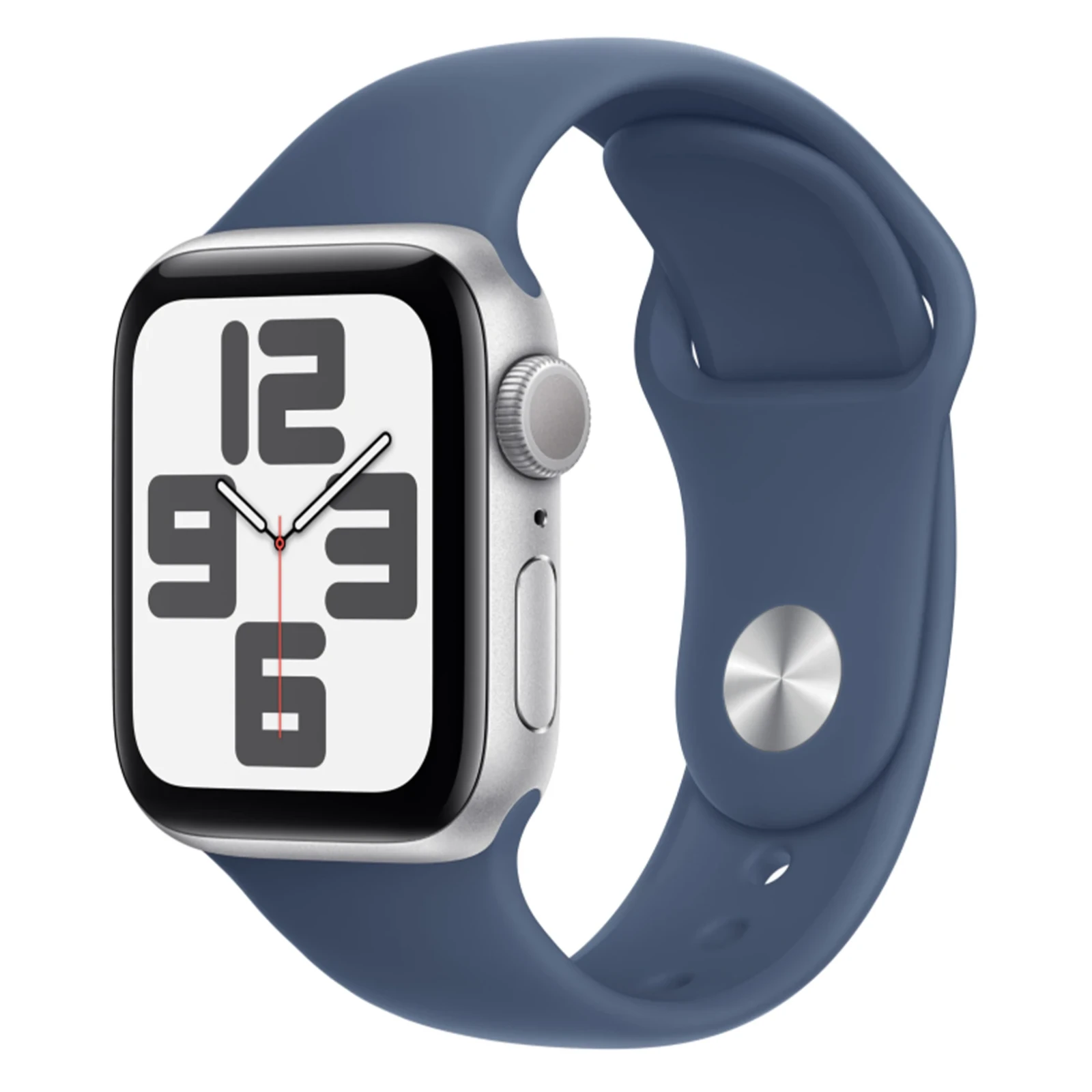 Apple Watch Series SE 2, 44 мм, корпус из алюминия цвета "серебристый", спортивный ремешок, размер S/M №1