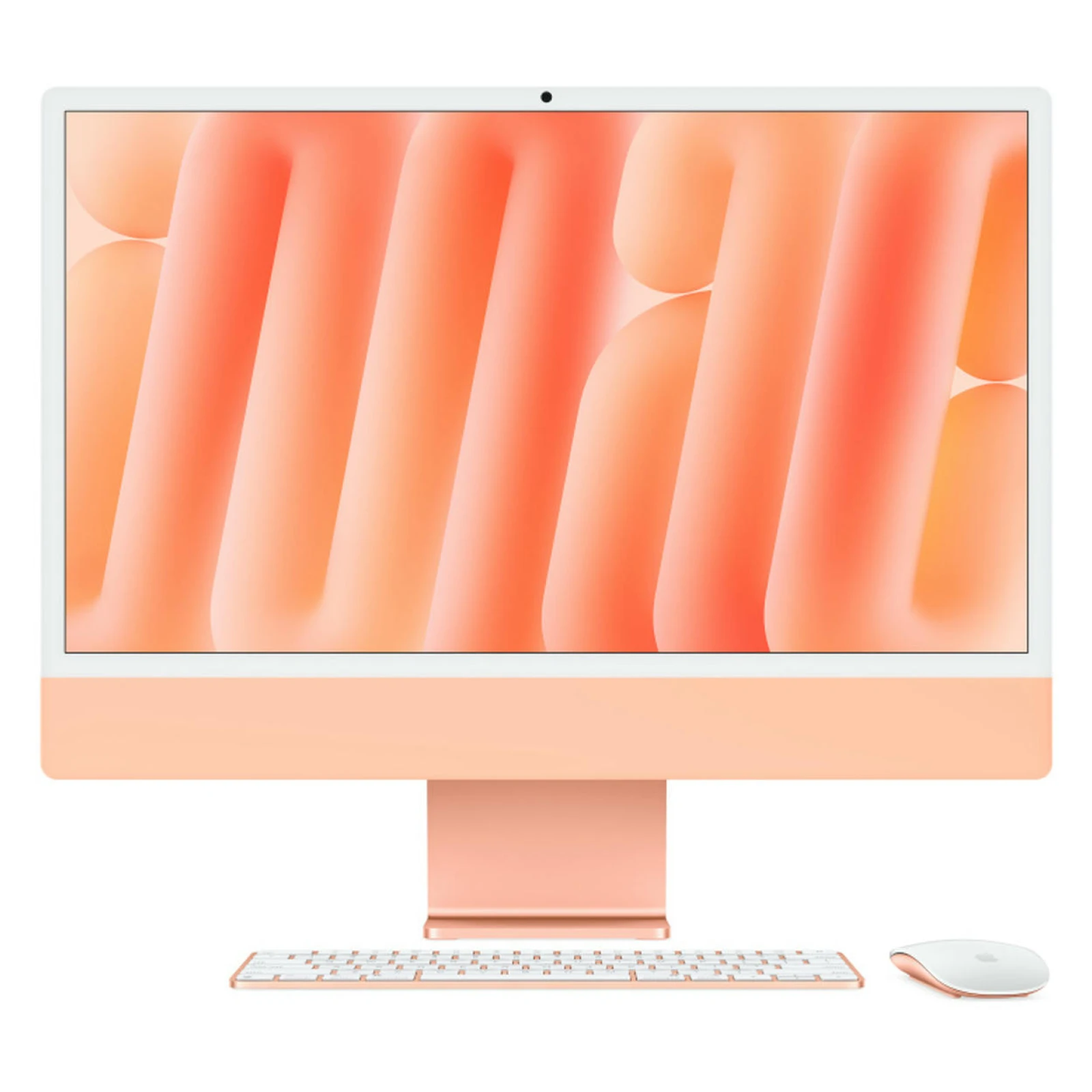 Apple iMac 24" Retina 4,5K, M4 8C / 8C, 16 ГБ, 256 ГБ, Оранжевый №1
