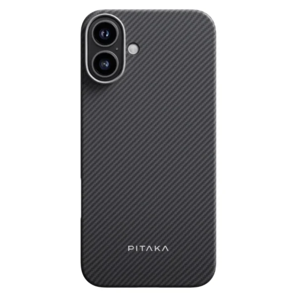 Чехол Pitaka Ultra-Slim Case для iPhone 16 Plus, Black/Grey №2