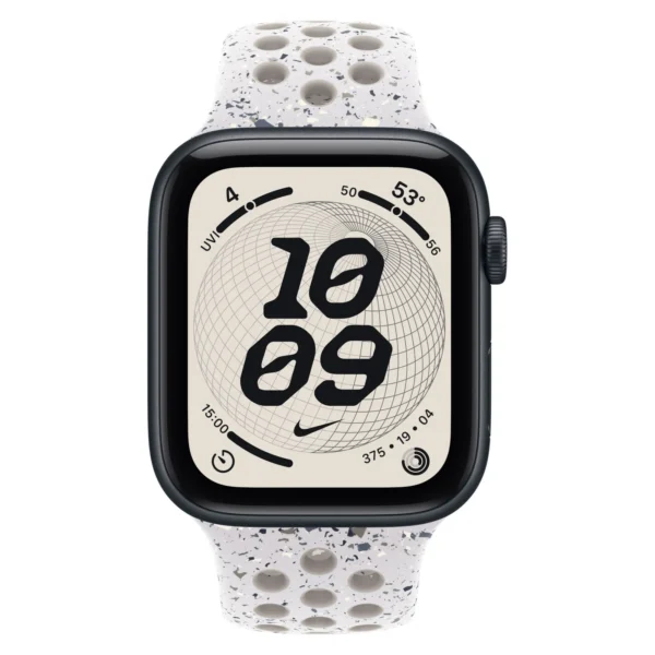 Часы Apple Watch SE 3, 40 мм, Алюминиевый корпус Midnight, Ремешок Nike Veiled Grey, размер S/M №2