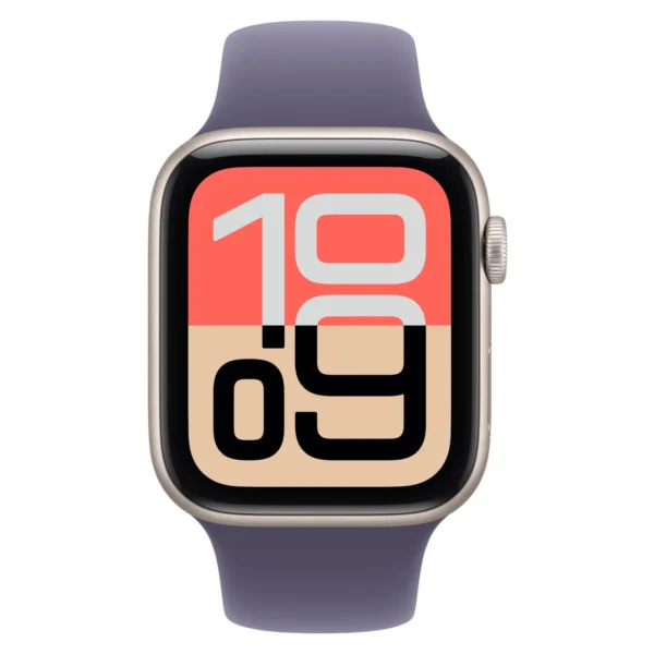 Часы Apple Watch SE 3, 44 мм, Алюминиевый корпус Starlight, Спортивный ремешок Purple Fog, размер M/L №2