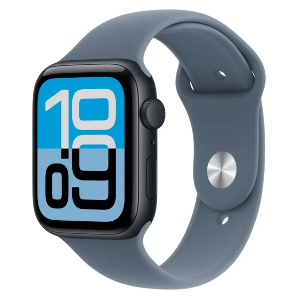 Часы Apple Watch SE 3, 40 мм, Алюминиевый корпус Midnight, Спортивный ремешок Anchor Blue, размер S/M