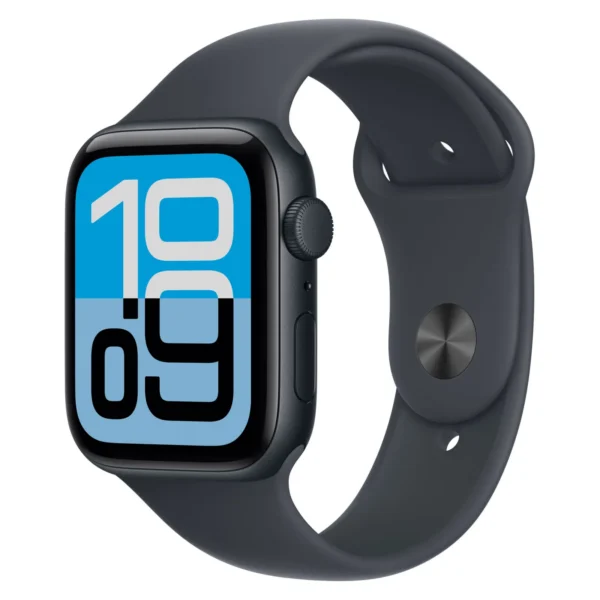 Часы Apple Watch SE 3, 40 мм, Алюминиевый корпус Midnight, Спортивный ремешок Midnight, размер S/M