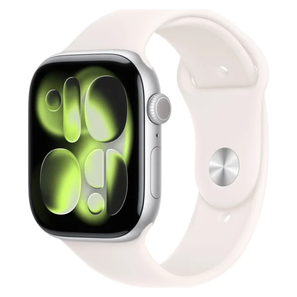 Часы Apple Watch Series 11, 42 мм, Алюминиевый корпус Silver, Спортивный ремешок Light Blush, размер M/L