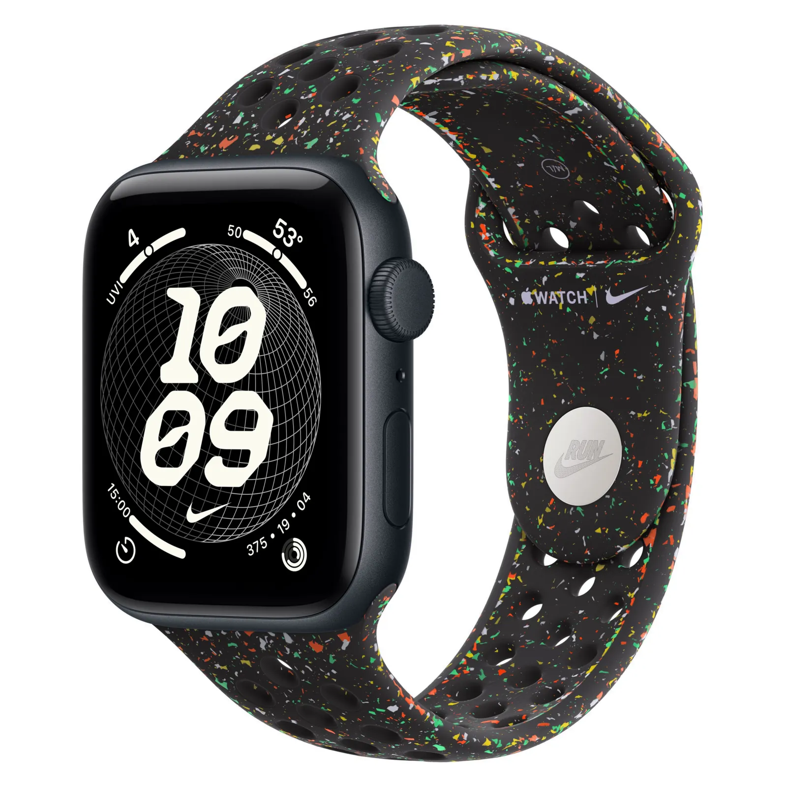 Часы Apple Watch SE 3, 40 мм, Алюминиевый корпус Midnight, Ремешок Nike Midnight Black, размер S/M №1