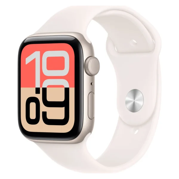 Часы Apple Watch SE 3, 44 мм, Алюминиевый корпус Starlight, Спортивный ремешок Light Blush, размер M/L №1