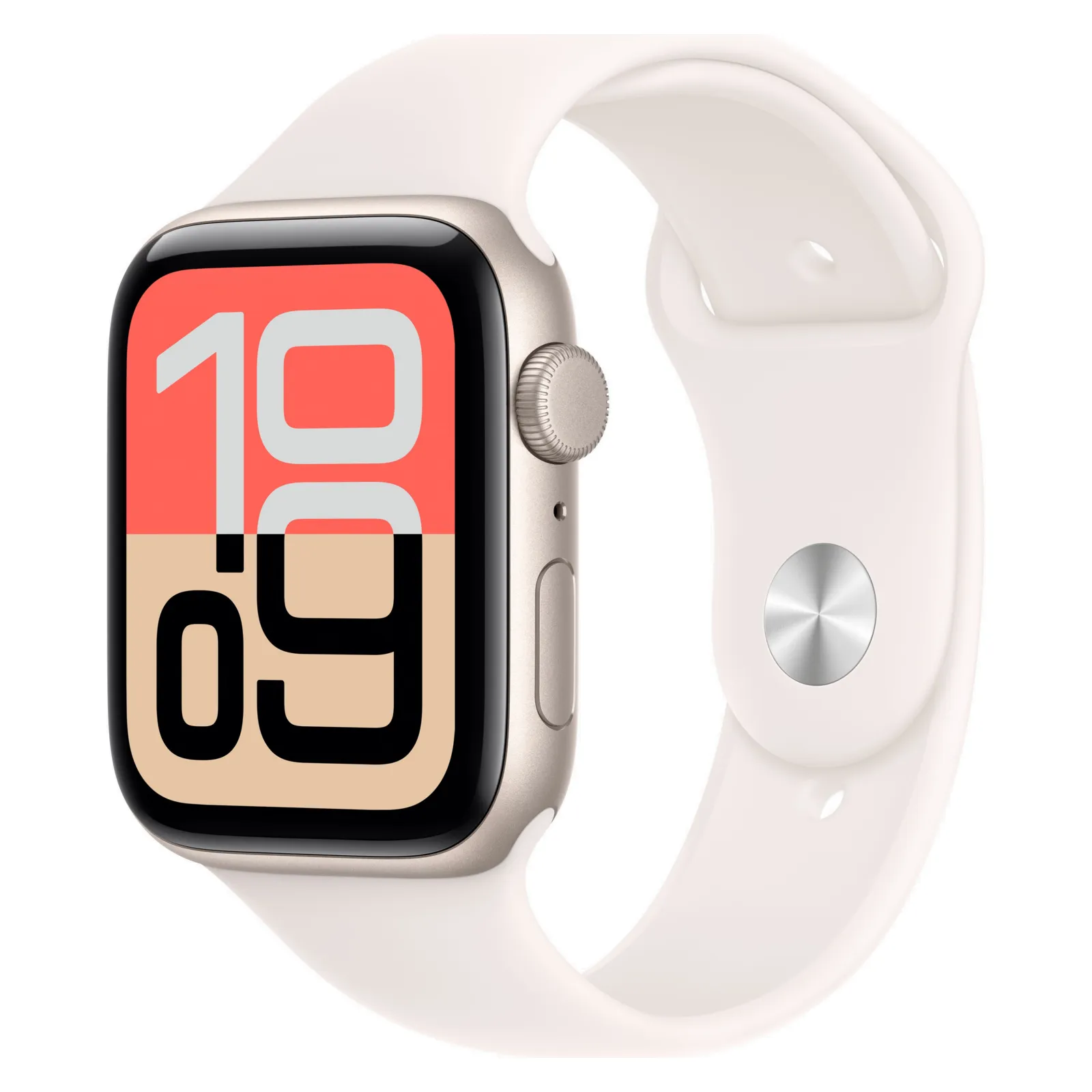 Часы Apple Watch SE 3, 44 мм, Алюминиевый корпус Starlight, Спортивный ремешок Light Blush, размер M/L №1