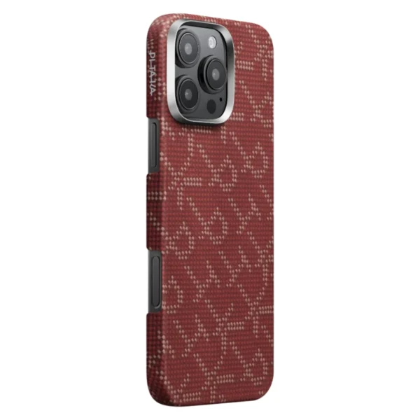 Чехол Pitaka Ultra-Slim Case для iPhone 16 Pro Max, Gold/Red
