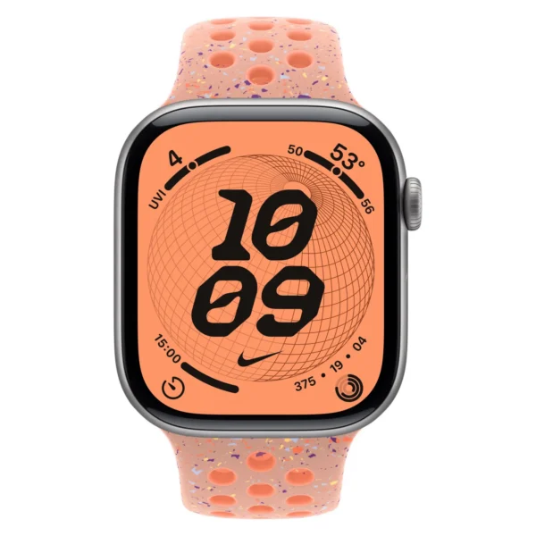 Часы Apple Watch Series 11, 42 мм, Алюминиевый корпус Space Gray, Ремешок Nike Alpenglow Pink, размер S/M №2