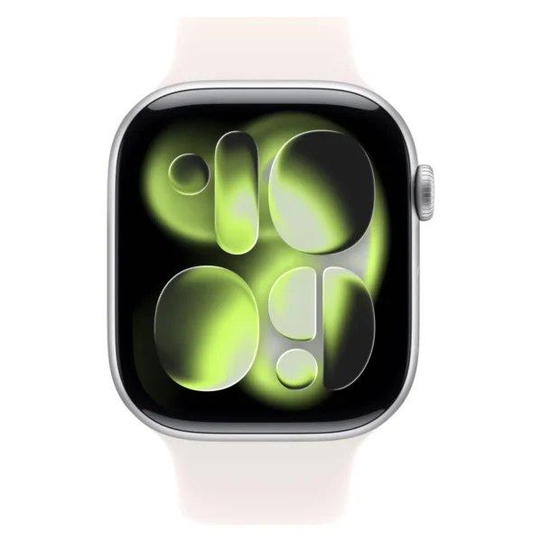 Часы Apple Watch Series 11, 42 мм, Алюминиевый корпус Silver, Спортивный ремешок Light Blush, размер M/L №2