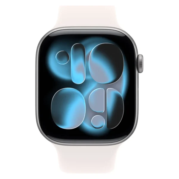 Часы Apple Watch Series 11, 42 мм, Алюминиевый корпус Space Gray, Спортивный ремешок Light Blush, размер S/M №2