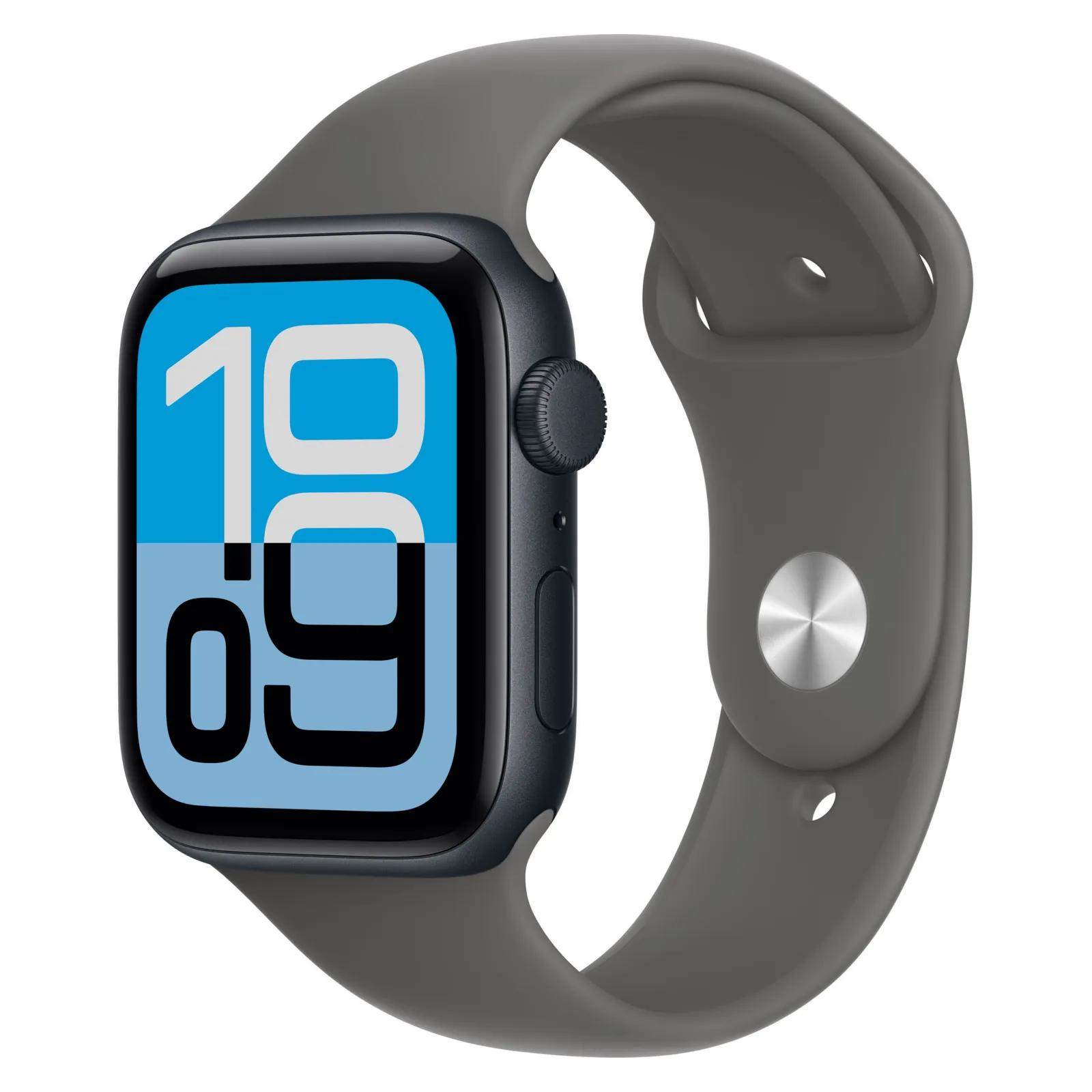 Часы Apple Watch SE 3, 40 мм, Алюминиевый корпус Midnight, Спортивный ремешок Stone Gray, размер S/M №1