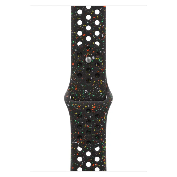 Часы Apple Watch Series 11, 42 мм, Алюминиевый корпус Jet Black, Ремешок Nike Midnight Black, размер M/L №3