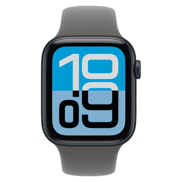 Часы Apple Watch SE 3, 40 мм, Алюминиевый корпус Midnight, Спортивный ремешок Stone Gray, размер S/M №2