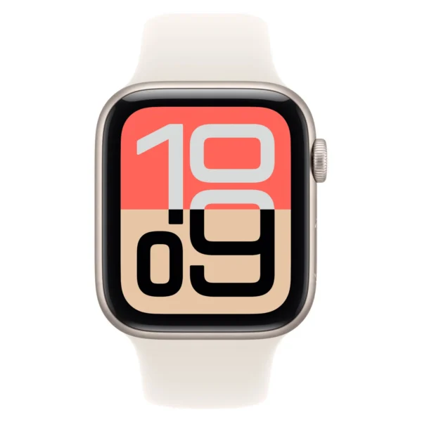 Часы Apple Watch SE 3, 40 мм, Алюминиевый корпус Starlight, Спортивный ремешок Starlight, размер S/M №2