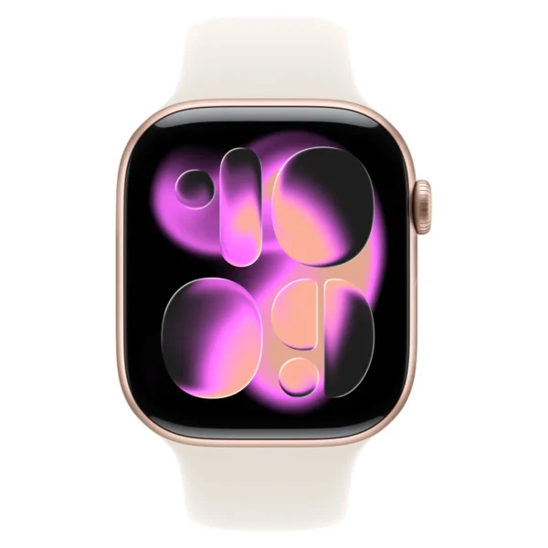 Часы Apple Watch Series 11, 42 мм, Алюминиевый корпус Rose Gold, Спортивный ремешок Starlight, размер M/L №2