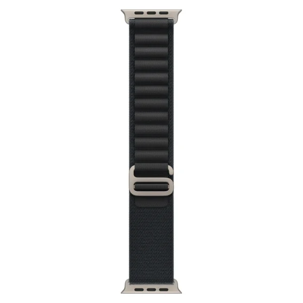 Часы Apple Watch Ultra 3, 49 мм, титан светлого цвета, ремешок Alpine чёрного цвета №3