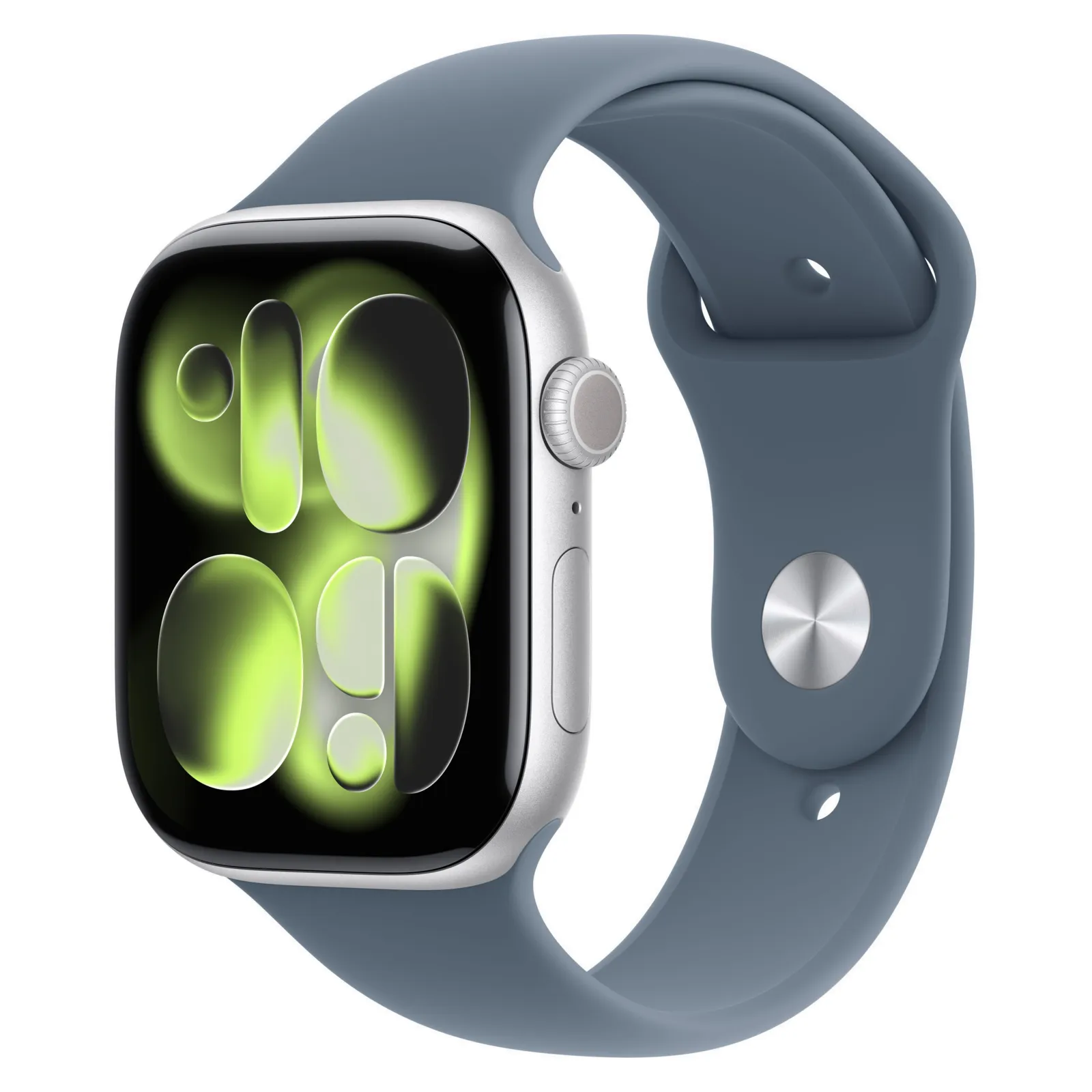 Часы Apple Watch Series 11, 42 мм, Алюминиевый корпус Silver, Спортивный ремешок Anchor Blue, размер M/L №1