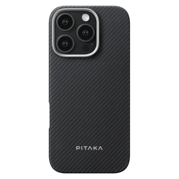 Чехол Pitaka Ultra-Slim Case для iPhone 16 Pro, Black/Grey №2