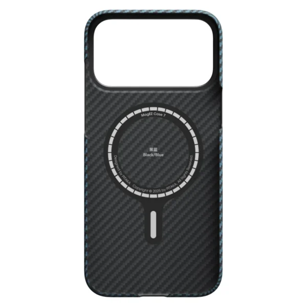 Чехол Pitaka Ultra-Slim Case для iPhone 17 Pro Max, Black/Blue №3