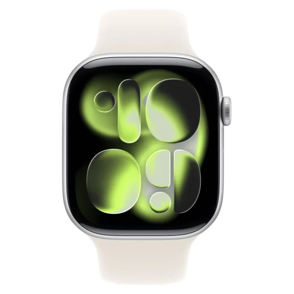 Часы Apple Watch Series 11, 42 мм, Алюминиевый корпус Silver, Спортивный ремешок Starlight, размер M/L №2