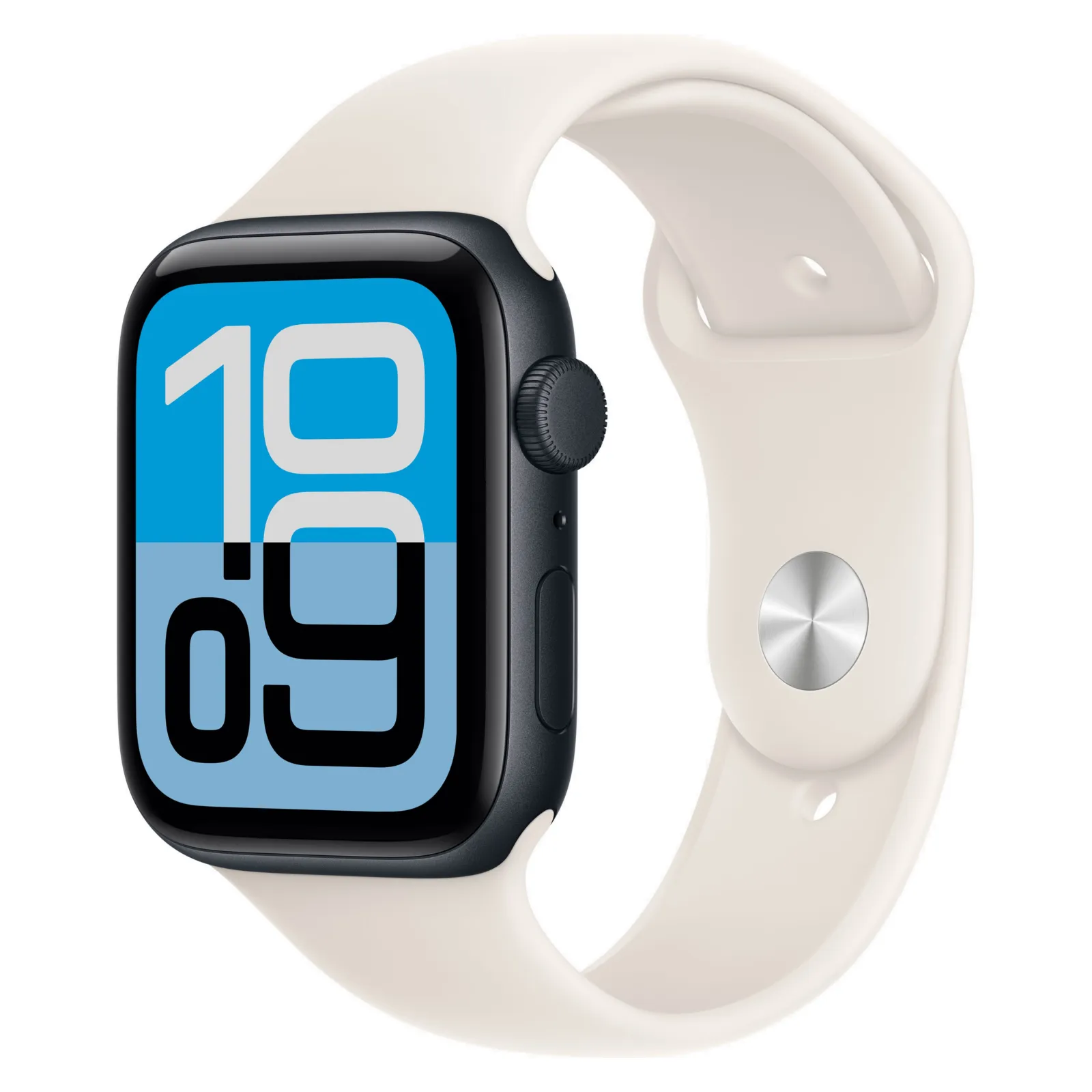 Часы Apple Watch SE 3, 40 мм, Алюминиевый корпус Midnight, Спортивный ремешок Starlight, размер S/M №1