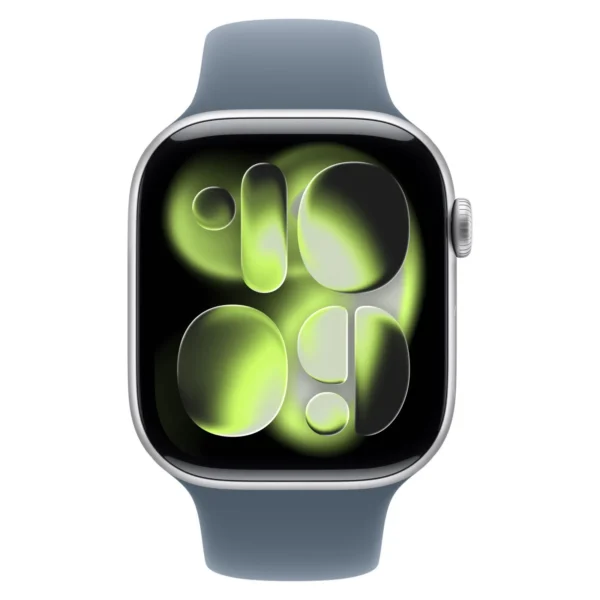 Часы Apple Watch Series 11, 42 мм, Алюминиевый корпус Silver, Спортивный ремешок Anchor Blue, размер M/L №2
