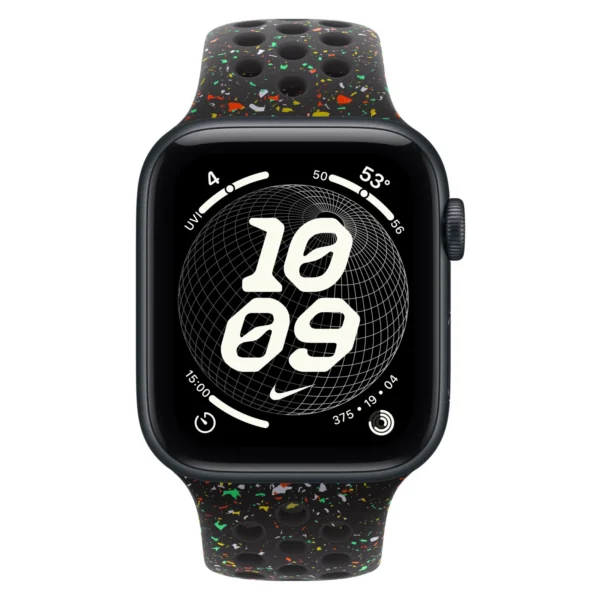 Часы Apple Watch SE 3, 40 мм, Алюминиевый корпус Midnight, Ремешок Nike Midnight Black, размер S/M №2