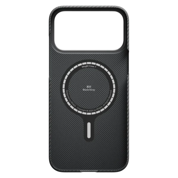 Чехол Pitaka Ultra-Slim Case для iPhone 17 Pro, Black/Grey №3