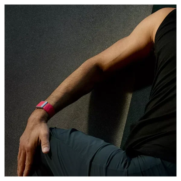 Плетёный ремешок для браслета Whoop MG LIFE SuperKnit Band (Rhodonite) №4